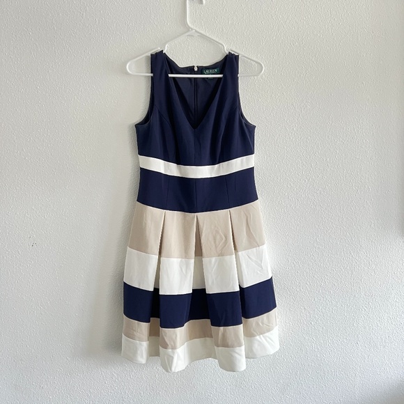 Striped Lauren Ralph Lauren Dress - Picture 1 of 4